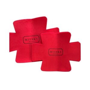 Pot and Pan Protector Anti-Scratch Pads Divider for Kitchen Cookware-Red-6 Pc